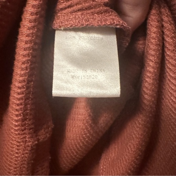 superdown Revolve Nickie Waffle Knit Long Sleeve Notched Neck Dress Dusty RoseXS - Picture 12 of 15